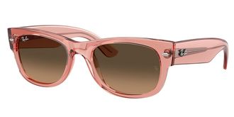 Ray-Ban RB0832SF Mega Wayfarer II Asian Fit 684843 Mens Sunglasses Pink Size 55