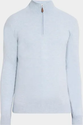 Neiman Marcus Men & apos;s Cashmere Quarter-Zip Sweater