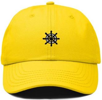 Dalix Ship Wheel Dad Hat in Gold at Nordstrom