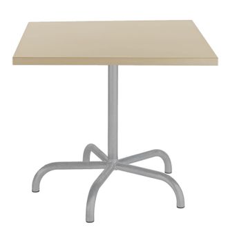 Schubiger M&ouml;bel Metalltisch S&auml;ntis Quadratisch