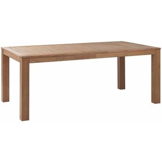 Beliani Beliani - Tavolo da Giardino Rettangolare in Legno dEucalipto 190 x 105 cm Monsano