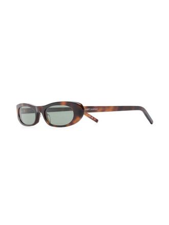 Saint Laurent Eyewear SL557SHADE002 Sunglasses - Brown