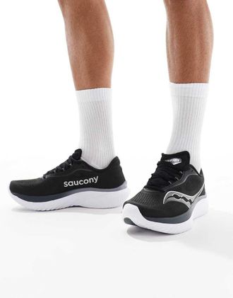 Saucony Kinvara 15 Neutral - Sneakers da corsa nere e bianche-Nero