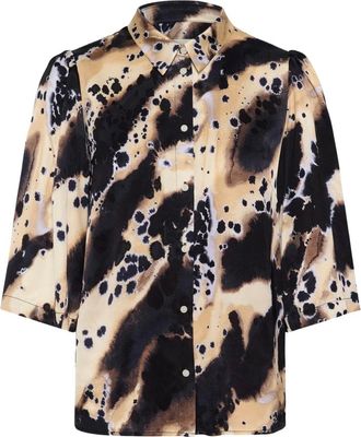 Soaked In Luxury Clero Printed Shirt SS - - Blouses & Shirts - Donna - Multicolore - M