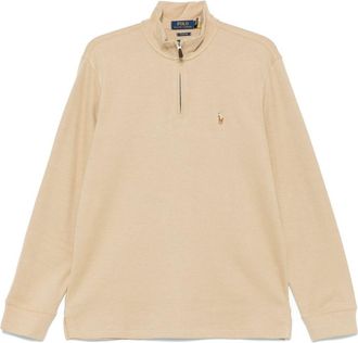 Polo Ralph Lauren half zip-up sweater - Neutrals