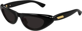 Bottega Veneta Bv 1450S Cat-eye Zonnebrillen - Dames - Zonnebrillen - Zwart - 51 MM - Nylon - Accessoires