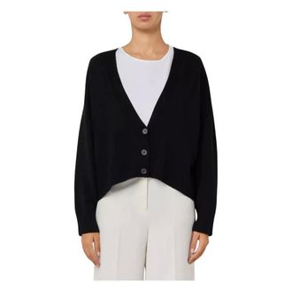 Manila Grace Cardigan Basic - female - Manila Grace - Cardigans - Black - XS - Knitwear