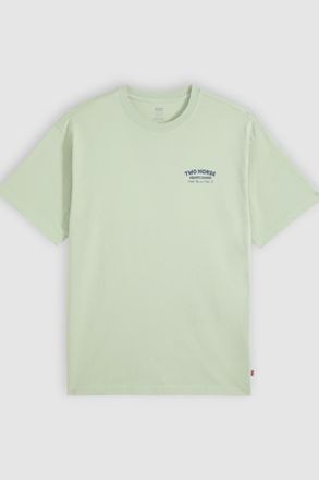 Levi's Vintage Fit Graphic Tee - Hombre - 2XS - Green / Two Horse Aquatic Lounge Cameo Green