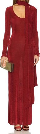 SER.O.YA Rashelle Maxi Dress In Red