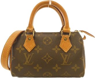 Louis Vuitton Marron Coated Canvas Boston Bag (Pre-Owned)
