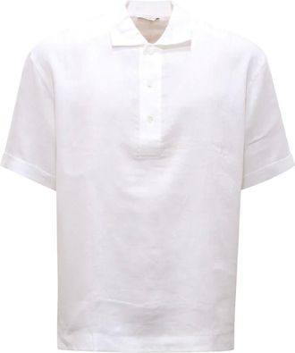 Paolo Pecora Heren, Tops, Wit, Maat: 2XL Linnen