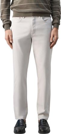 Mango Regular Fit Straight Leg Jeans in Ice Grey at Nordstrom, Size 36