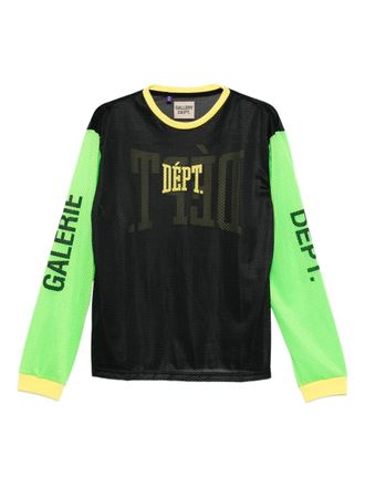 Gallery Dept. logo-print long sleeve T-shirt - Black