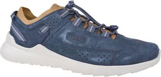 Keen Mens Highland Slip On Tennis Shoe In Navy
