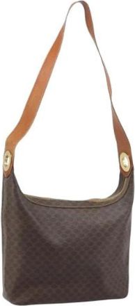 Celine Pre-owned Plastic Schoudertas - Dames - Vintage Schoudertas - Bruin - ONE Size - Vintage