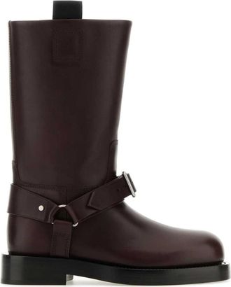 Burberry Brown Leather Ankle Boots