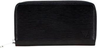 Louis Vuitton Pre-owned Wallets, female, Black, Size: ONE SIZE Pre-owned Zippy Wallet Epi Long Wallet