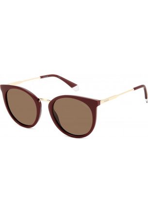 Polaroid Womens PLD-4146-S-X-LHFF3SP PLD 4146 53 S X LHFF3SP Sunglasses - Red - One Size