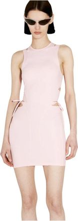 VETEMENTS Bikini Jurk met Uitsparingen - Dames - Korte kleedjes - Roze - M - Kleedjes