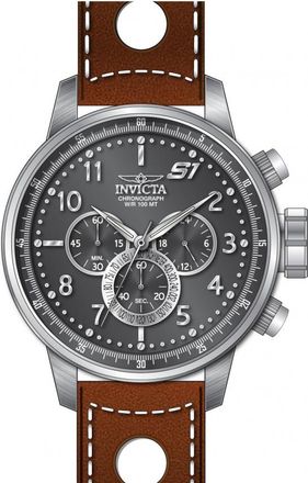 Invicta S1 Rally Chronograph GMT Quartz Gunmetal Dial Mens Watch 90102