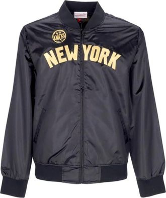 Mitchell & Ness satijnen jas - Heren - Bomber jackets - Zwart - L - Satijn - Jassen