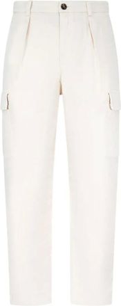 Brunello Cucinelli Hombre, Pantalones, Blanco, Talla: L