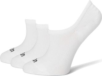 UGG Stela No Show 3 Pack Womens Crew Cut Socks Shoes White : SM-MD (Womens Shoe 5.5-8.5), Polyester/Cotton