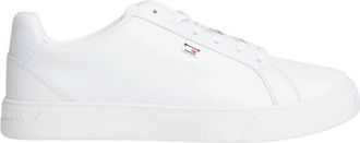 Tommy Hilfiger Fw 0Fw 09393 - Dames - Sneakers - Wit - 37 EU - Leer - Schoenen