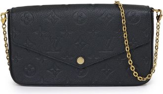 Louis Vuitton Noir Monogram Empreinte Pochette (Pre-Owned)