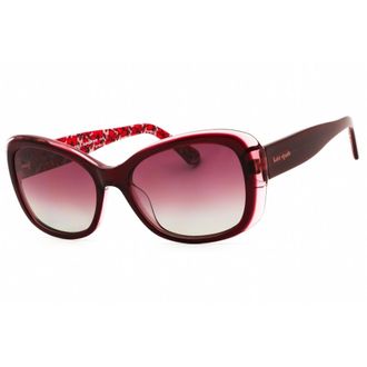 Kate Spade New York Ladies Red Oval Sunglasses ELOWENGS