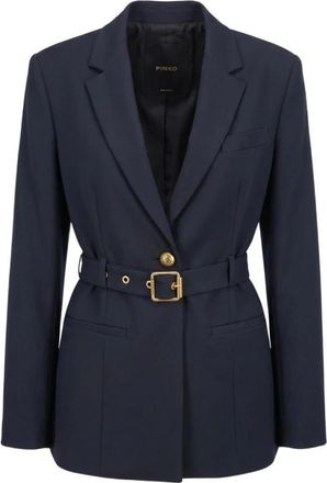Pinko Vitiano Jas - Dames - Blazers - Blauw - M - Jassen