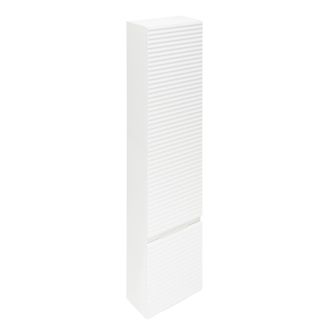 Puma Naturel Mueble De Ba&ntilde;o Alto Naturel Savona 40,2x157x21,7 Cm, Blanco Brillante (savonav40bi)
