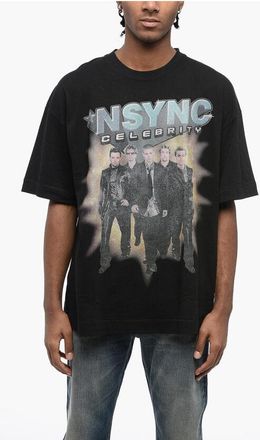 1989 STUDIO Printed NSYNC CELEBRITY Crew-Neck T-shirt size Xs