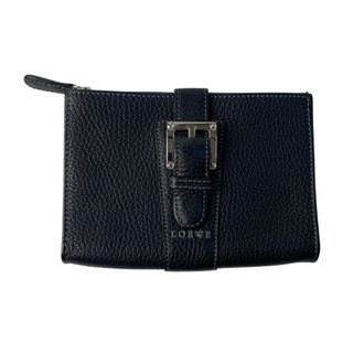 Loewe Black Leather Coin Purse/Coin Case (Pre-Owned)