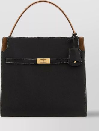Tory Burch leather double lee radziwill shoulder bag