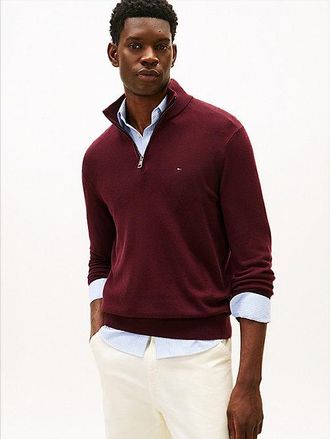 Tommy Hilfiger Half-Zip Jumper With Cashmere