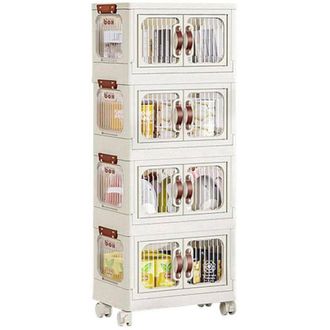 Trade Shop Trade Shop - Scatola Portaoggetti Contenitori Salva Spazio Quattro Strati Per Arredo Casa