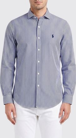 Polo Ralph Lauren Camicia in cotone a righe con logo ricamato Polo Ralph Lauren