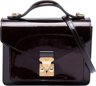 Louis Vuitton Pre-owned Mini Bags, female, Purple, Size: ONE SIZE Pre-owned The Monceau