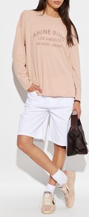 Anine Bing T-shirt Ivan, Womens, Pink