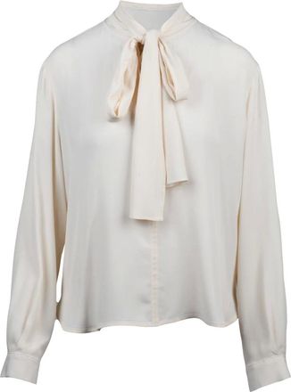 Seventy Overhemden, Dames, Beige, XS, Chiffon, Chiffon Blouse