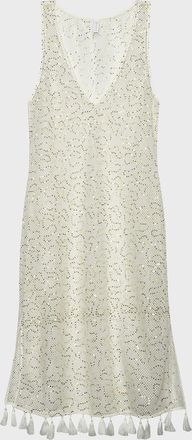 Sunshine 79 Shine Crochet Midi Dress