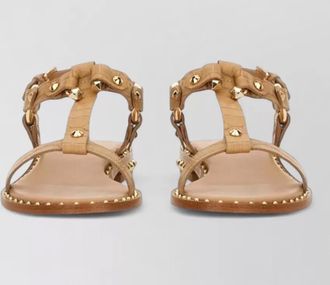 Ash leather sandals