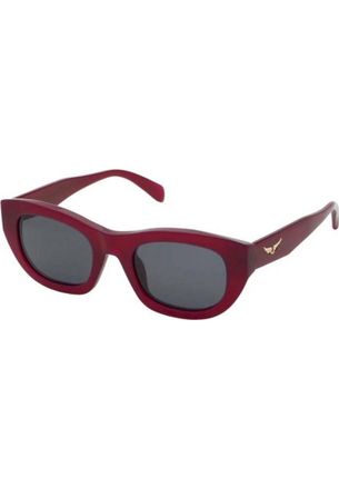 Zadig&Voltaire Womens SZV408-5109M5 SZV408 51 5109M5 Sunglasses - Dark Red - One Size