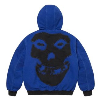 SUPREME x The Misfits SS26 Hooded Work Jacket Blue SUP-SS26-150-BLU