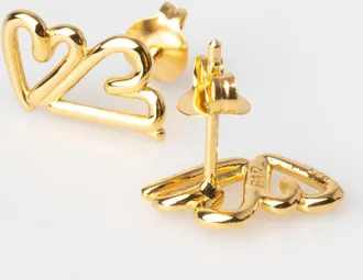 Bar Jewellery Earrings - Gold