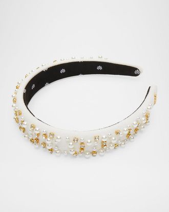 Lele Sadoughi Charlotte Faux Pearl Sprinkle Headband