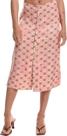 Free People Analise Printed Midi Skirt