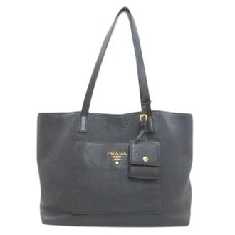 Prada Pre-owned Tote Bags, female, Black, Size: ONE SIZE Pre-owned Vintage Tote Bag