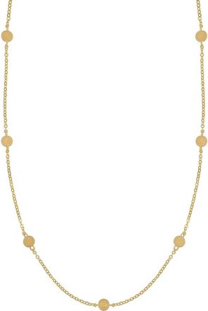 Bony Levy BLG 14K Gold Ball Station Necklace in 14K Yellow Gold at Nordstrom Rack, Size 18